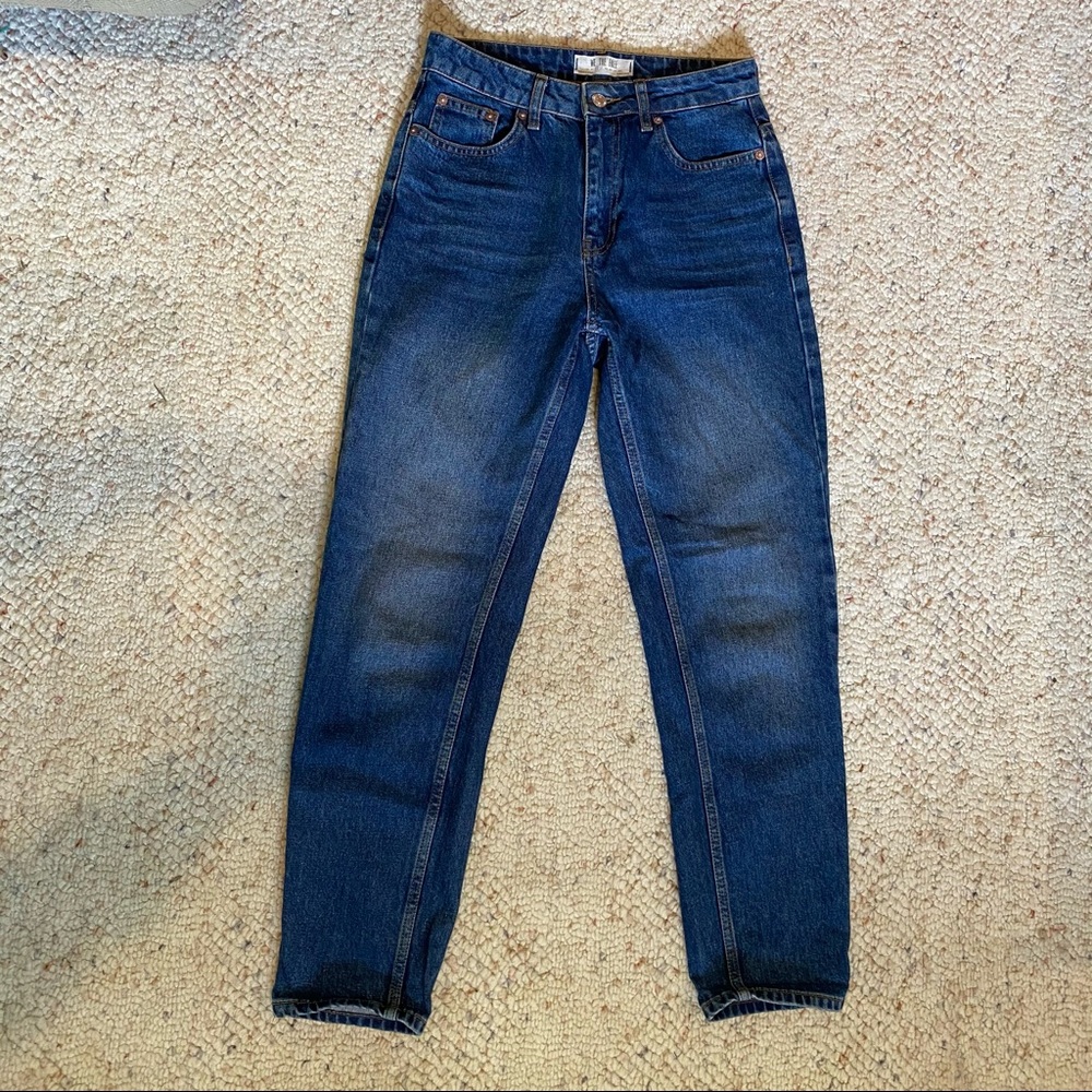 Free People High Waisted Straight Jeans
